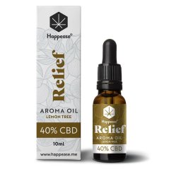 Happease Relief Olio di CBD Lemon Tree, 40% CBD, 4000 mg, 10 ml