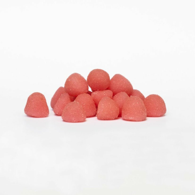 Hemnia CBD sveķi, skābās zemenes, 100 mg CBD, 20 gab. x 5 mg, 45 g