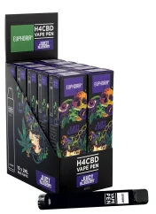 Euphoria H4CBD Disposable Vape Pen Juicy Blueberry, H4CBD 50 %, 2 ml