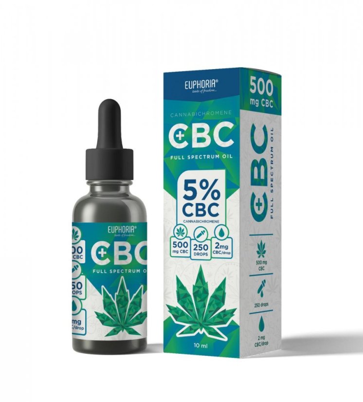 Euphoria CBC oil 5%, 10ml, 500mg