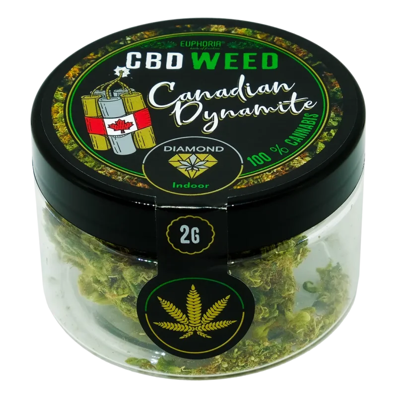 Euphoria CBD Weed Diamond Canadian Dynamite, 2 grami