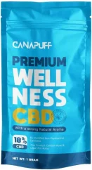 CanaPuff CBD kaņepju ziedu labsajūta, CBD 18%, 1 g - 10 g