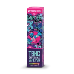 Euphoria T9HC Disposable Vape Pen Watermelon Punch, 2 ml
