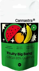Cannastra CBG9 Kukka Fruity Big Bang, CBG9 85% laatu, 1g - 100g