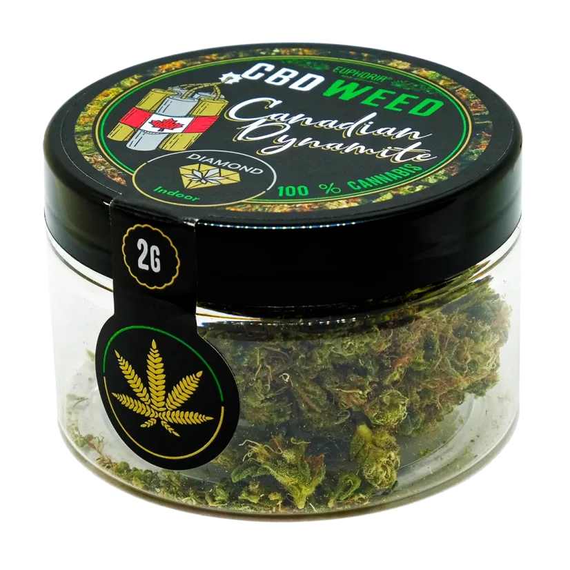 Euphoria CBD Weed Diamond Canadian Dynamite, 2 grami
