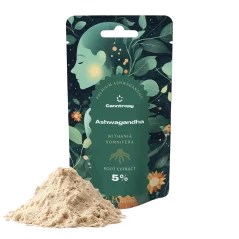 Canntropy Extrait d'Ashwagandha (Withania somnifera) 5%, 5 g - 100 g