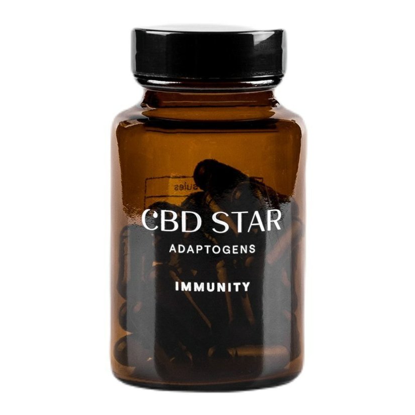 CBD Star Ārstnieciskās sēnes ar CBD — imunitātes adaptogēni, 30 kapsulas