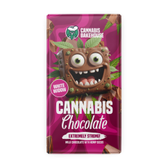 Cannabis Bakehouse Milk Chocolate bar with hemp seeds, White Widow, 1 pcs, 80 g