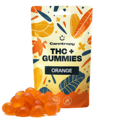 Canntropy THC+ Gummies Orange, 30 pcs x 5 mg, 150 g