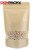 DOYPACK ZIP / Kraft paper with window - 100pcs x 100ml, 250ml, 500ml