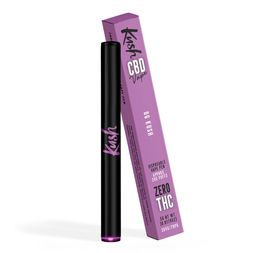 Kush CBD Vape Pen 20pcs box, OG KUSH, 200 mg CBD
