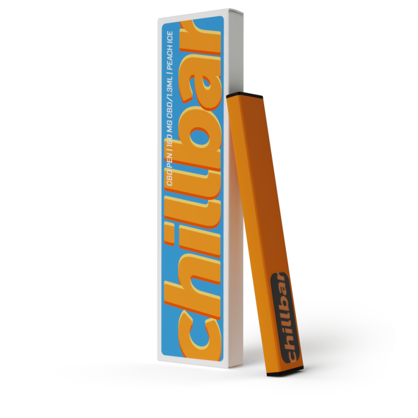 ChillBar CBD Vape Pen Peach Ice, 150mg CBD