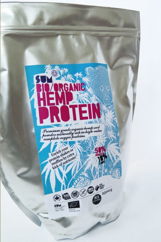 SUM Kaņepju proteīns BIO, 2,5 kg