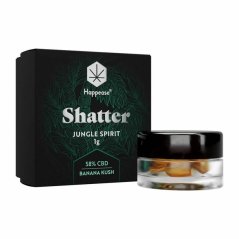 Happease - Extract Jungle Spirit Shatter 58% CBD, 1 g