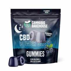 Cannabis Bakehouse CBD Power Sleep Gummies 300 mg, 20 db x 15 mg CBD, 58 g