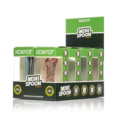 HEMPER Mini Spoon - Clear, Display Box 8pcs