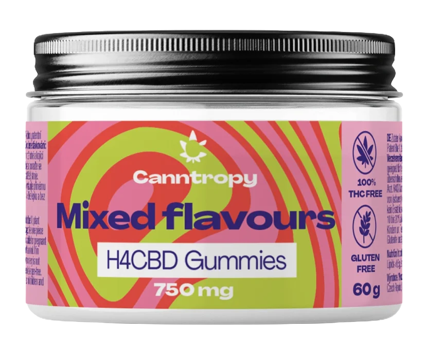 Canntropy H4CBD Fruit Gummies Flavour Mix, 30 pcs x 25 mg, 60 g