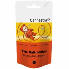 Cannastra THC+ Astro Bears Orange Bath Jellies, 30 db x 5 mg, 150 g