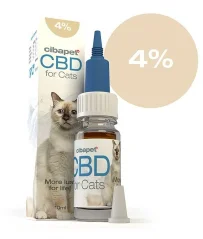 Cibapet 4% CBD Oil for cats, 400 mg, 10 ml