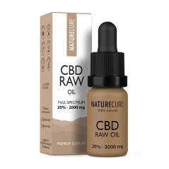 Nature Cure Full Spectrum Raw CBD Oil - 20%, 10ml, 2000mg