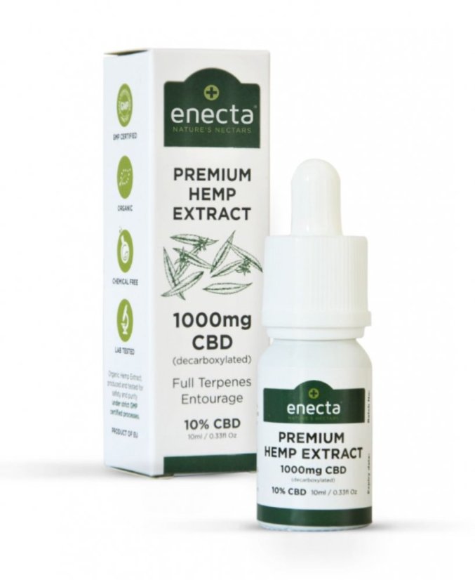 Enecta CBD eļļa 10%, 1000 mg, 10 ml