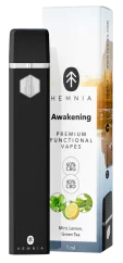 Hemnia Premium Functional Vape Pen Awakening -  60 % CBG, 40 % CBD, lemon, mint, green tea, 1 ml