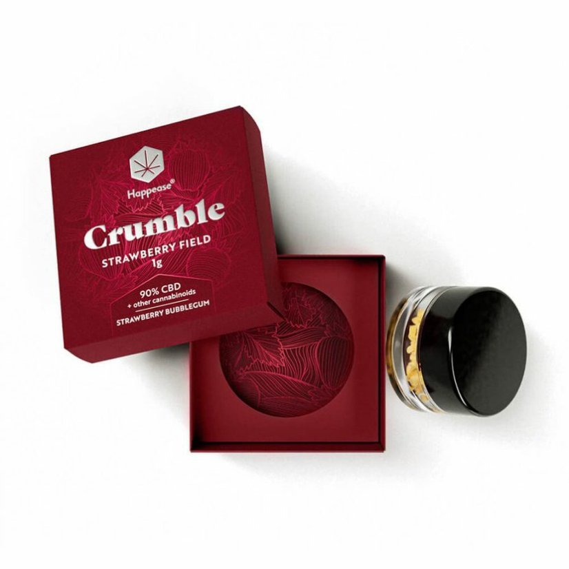 Happease - Ekstrakts Strawberry Field Crumble, 90% CBD, 1 g