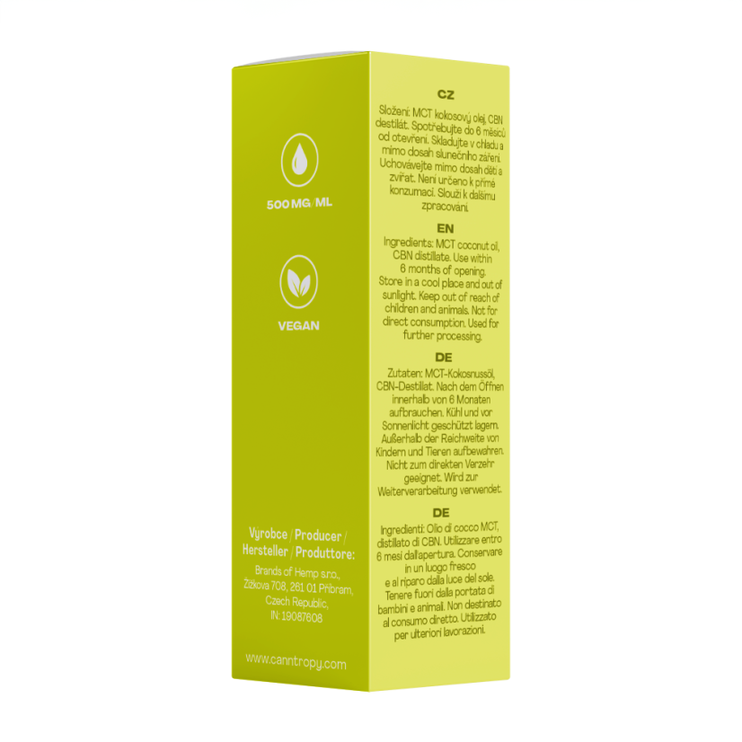 Canntropy CBN Premium Cannabinoid Oil - 40 %, 4000 mg, 10 ml