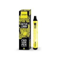 Euphoria Penna vaporizzatore monouso CBD Cactus Lemon, 2 ml