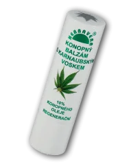 Herbavera Hemp lip balm with carnauba wax 4.5 g - 9 pieces pack, 40,5 g