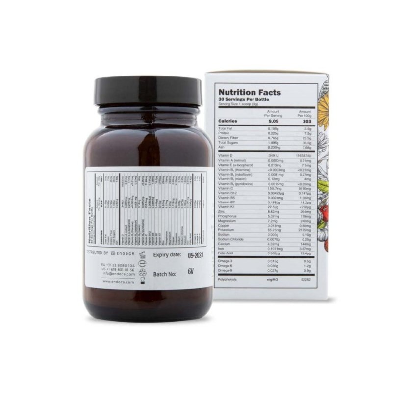 Endoca Органски мултивитамини, 90 г