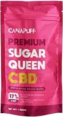 CanaPuff CBD kaņepju ziedu cukura karaliene, CBD 17%, 1 g - 10 g