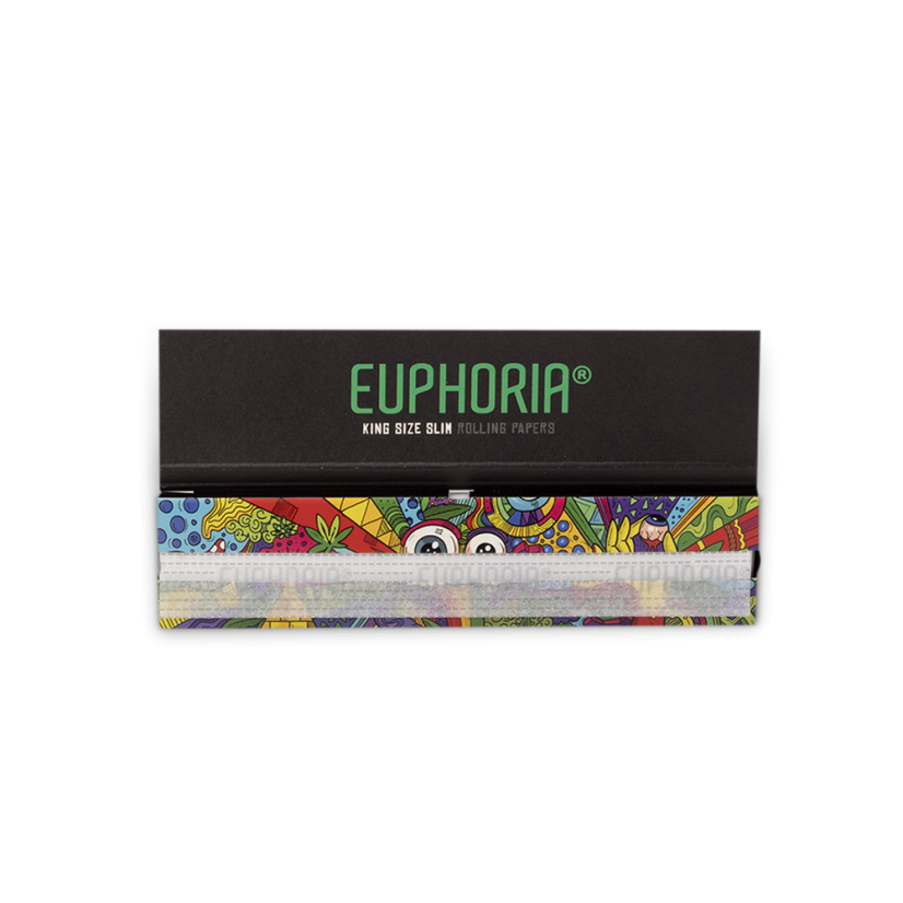 Euphoria Вибрант Роллинг Паперс Кингсизе Слим - Дисплаи Бок са 50 паковања