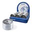 The Bulldog Original Silver Metal Grinder - 3 parts, 12 pcs / display