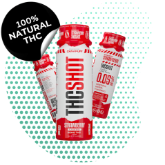 CanaPuff THC SHOT - Strawberry 60 ml (THC 30 mg)