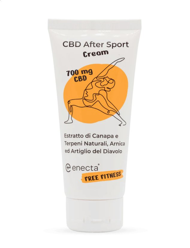 Enecta CBD krēms pēc sporta, 700 mg CBD, 100 ml