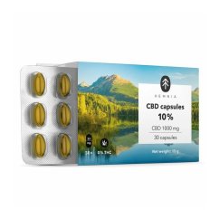 Hemnia CBD kapsulas 10%, 1000 mg, 30 gab.
