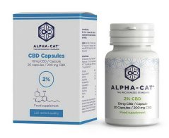 Alpha-CAT CBD Capsules 20x10mg, 200 mg, 32 g