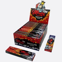 Monkey King KS Slim Barcelona Edition Rolling Papers + Tips (24pcs/display)