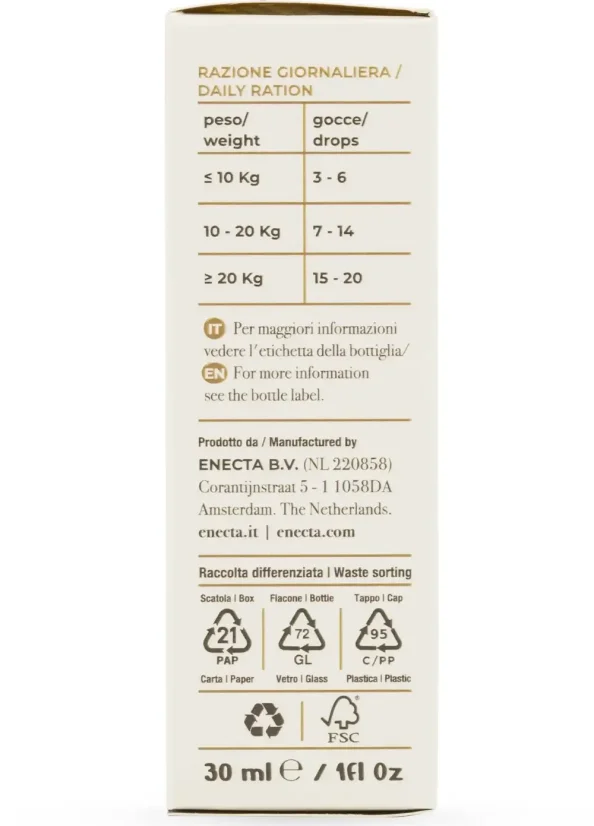 Enecta CBD eļļa mājdzīvniekiem 5%, 1500 mg, 30 ml