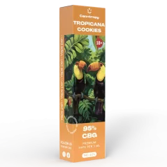 Canntropy CBG Vape Pen Tropicana cepumi, 95 % CBG, 1 ml