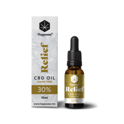Happease Relief CBD eļļa Lemon Tree, 30% CBD, 3000 mg, 10 ml