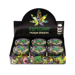 Euphoria Металне брусилице Вхимсицал 63 мм, 4 комада - Дисплеј кутија са 6 комада