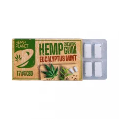 Astra Hemp eikalipta košļājamā gumija (17 mg CBD), 17 g