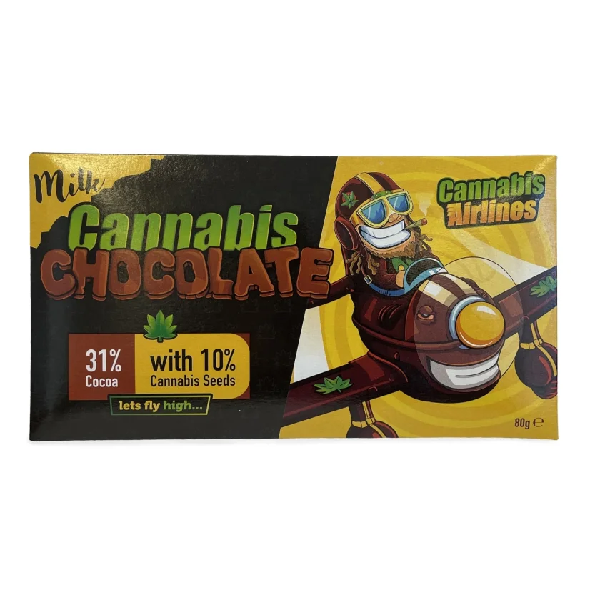 Cannaline Cannabis Airlines Milk Chocolate, 80 g