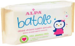 Alpa Batole Baby mitrās salvetes ar alveju 72 ks, 14 gab.