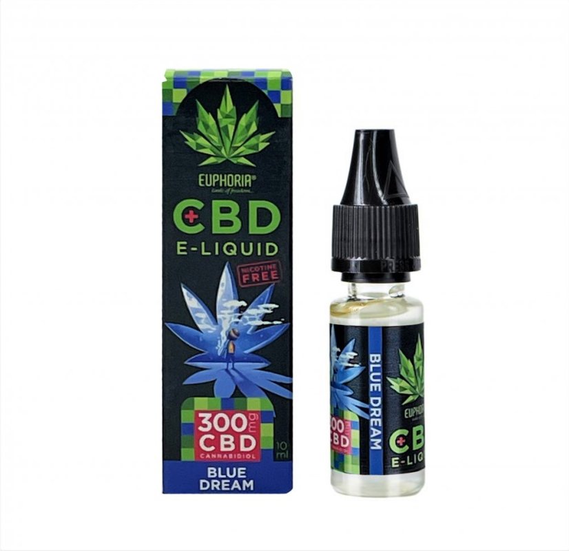 Euphoria CBD E-šķidrums Blue Dream 10ml, 300mg