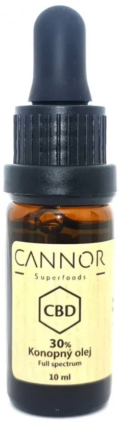Cannor CBD pilna spektra kaņepju eļļa 30%, 3000mg, 10ml
