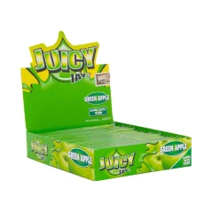Juicy Jay´s King Size - Green Apple Rolling Papers, Display box 24 pcs