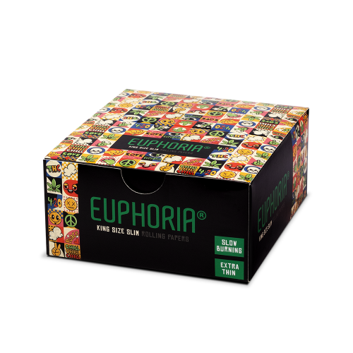 Euphoria Кинг Сизе Слим Гроови Роллинг папири - кутија од 50 ком